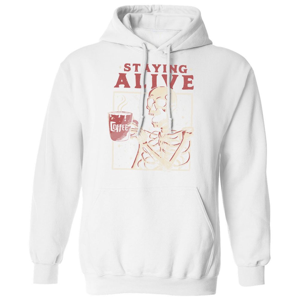 Classic Unisex Hoodie - 6SFB91GE - White - 11