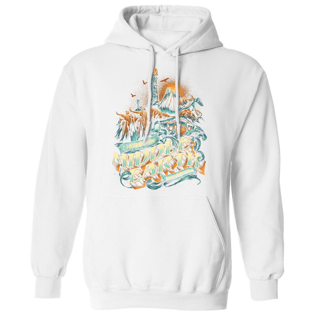 Classic Unisex Hoodie - HR9U4RUZ - White - 11