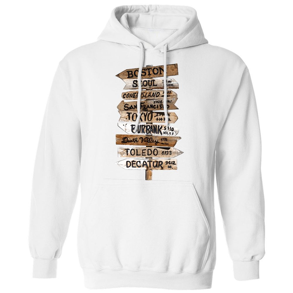 Classic Unisex Hoodie - 32E1SKSA - White - 11