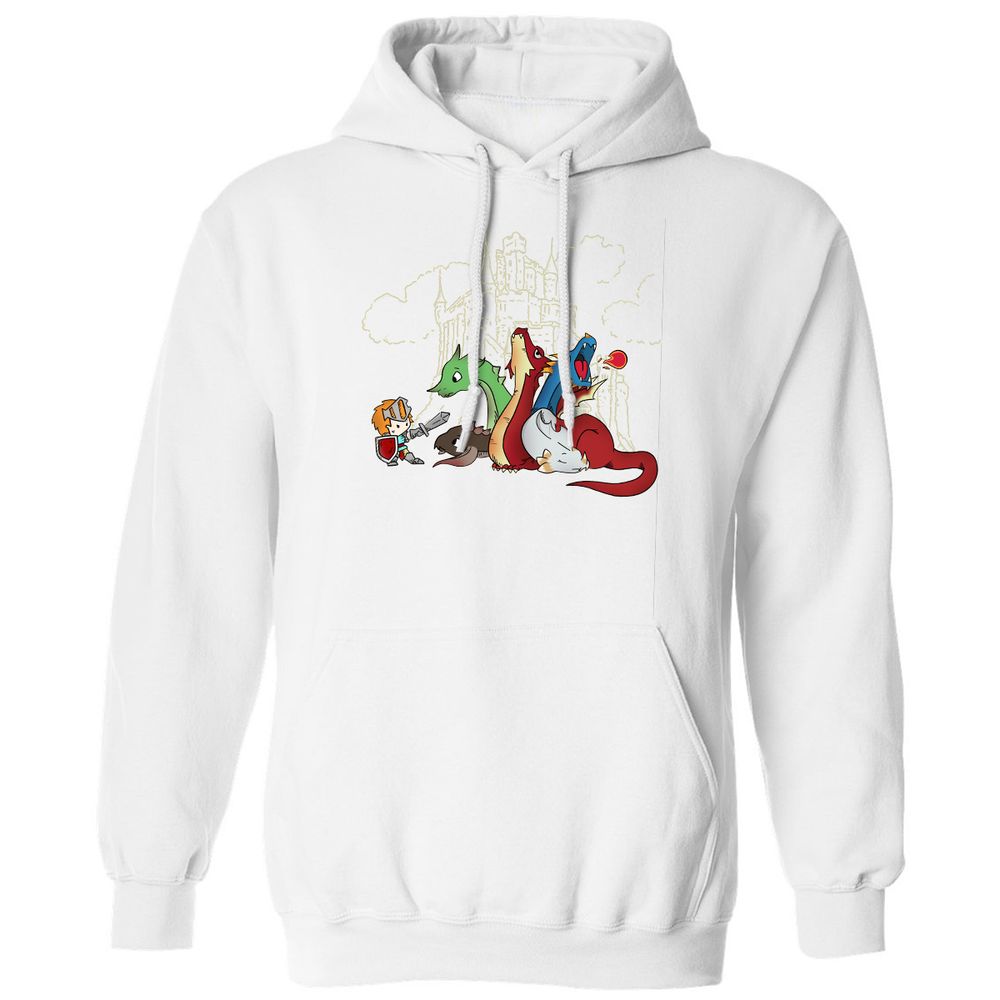 Classic Unisex Hoodie - HJBLDFEA - White - 11