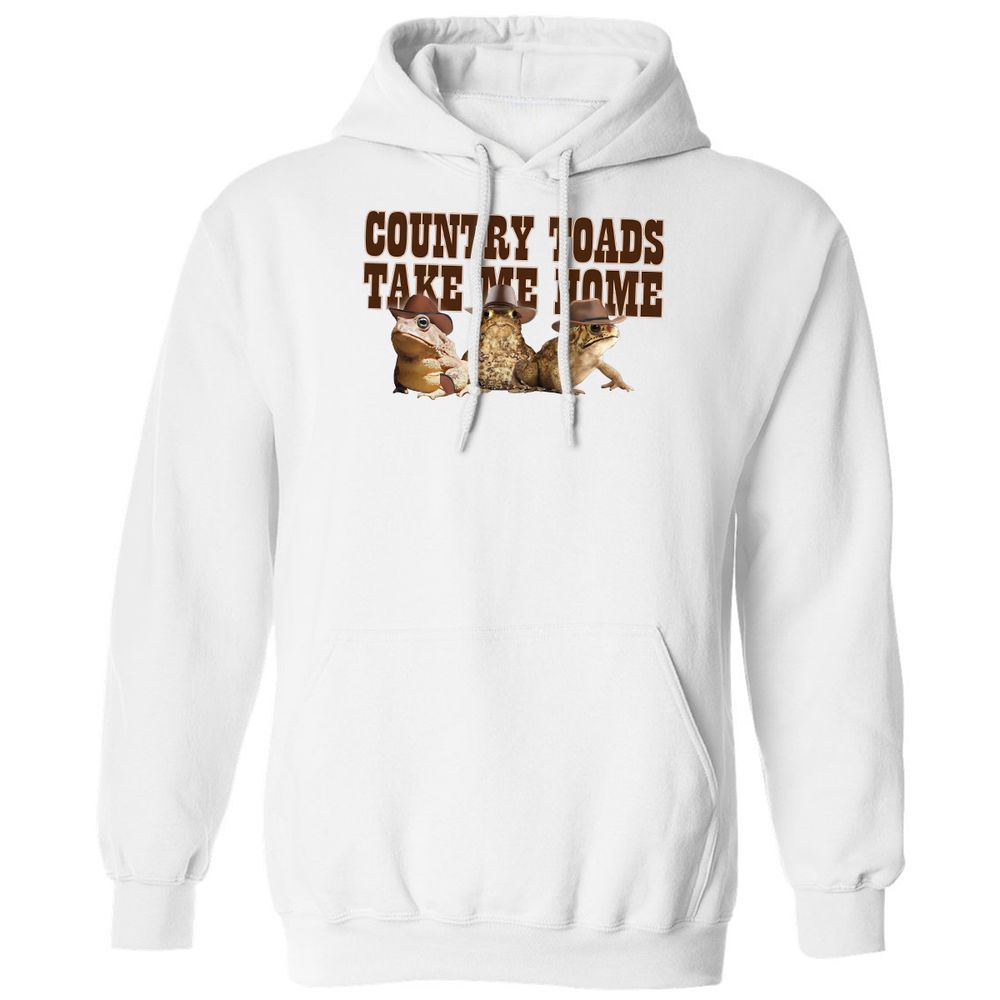 Country Toads Take Me Home - White - 11