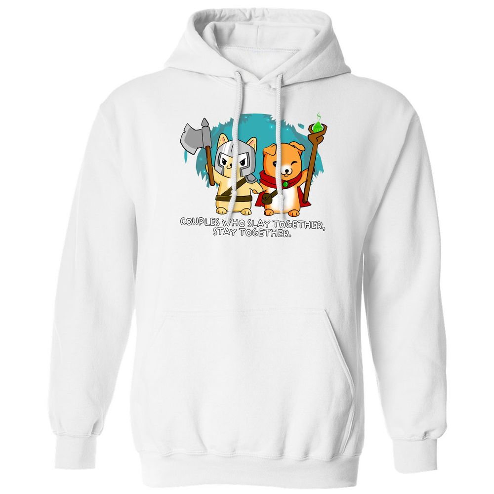 Classic Unisex Hoodie - MEZDG81B - White - 11