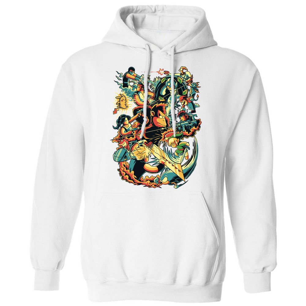Classic Unisex Hoodie - K8SSA7NQ - White - 11