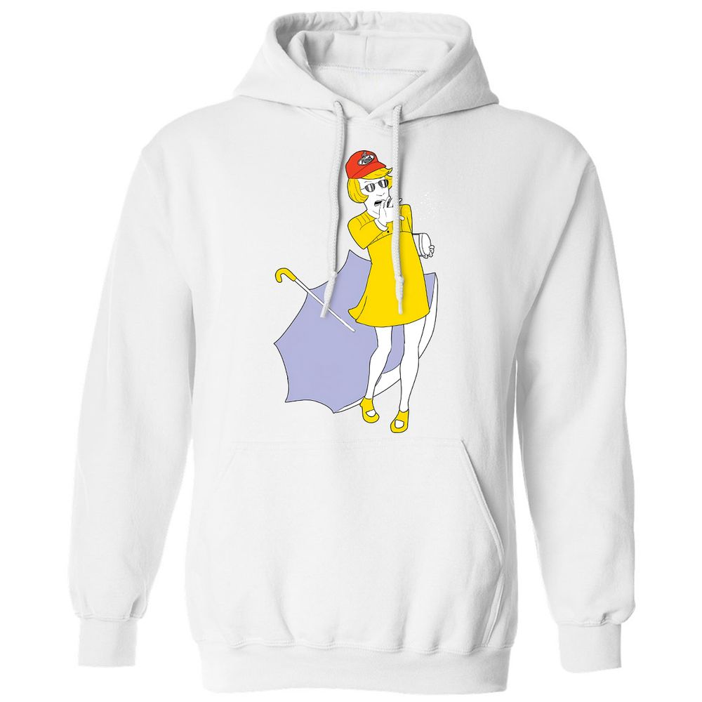 Classic Unisex Hoodie - E85Q4294 - White - 11