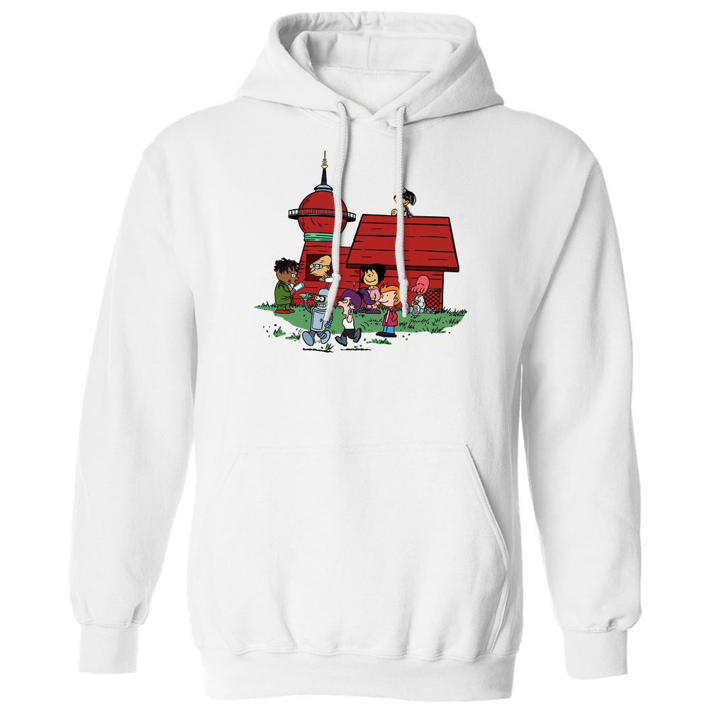 Classic Unisex Hoodie - PFCTUEVM - White - 11