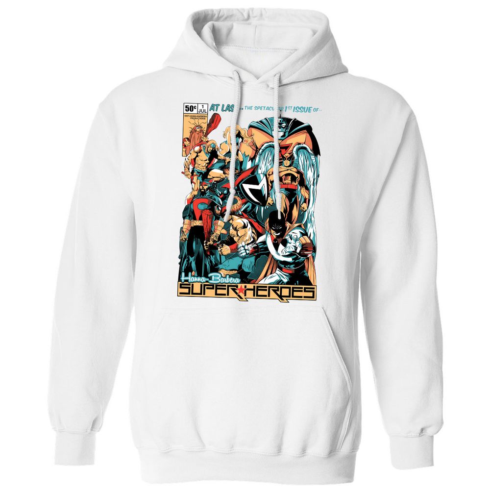 Classic Unisex Hoodie - Black - White - 11
