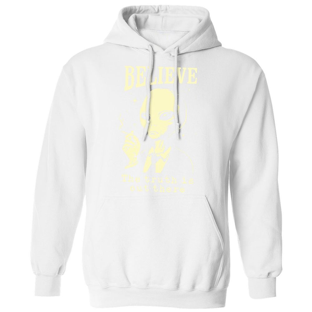 Classic Unisex Hoodie - NTN36CDW - White - 11