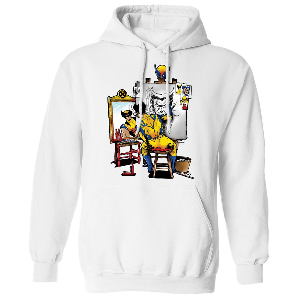 Classic Unisex Hoodie - 2Q436JVQ - White - 11