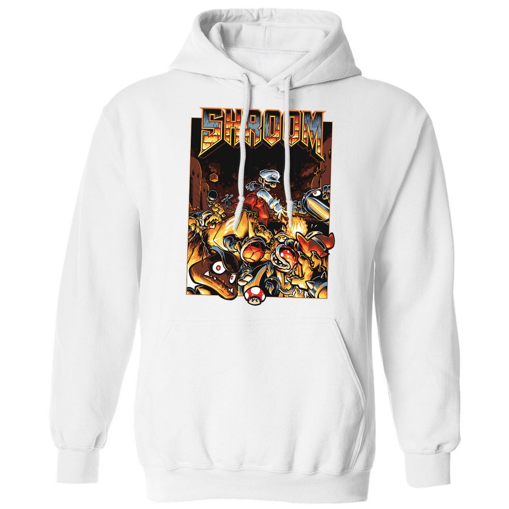 Classic Unisex Hoodie - EYEMH145 - White - 11