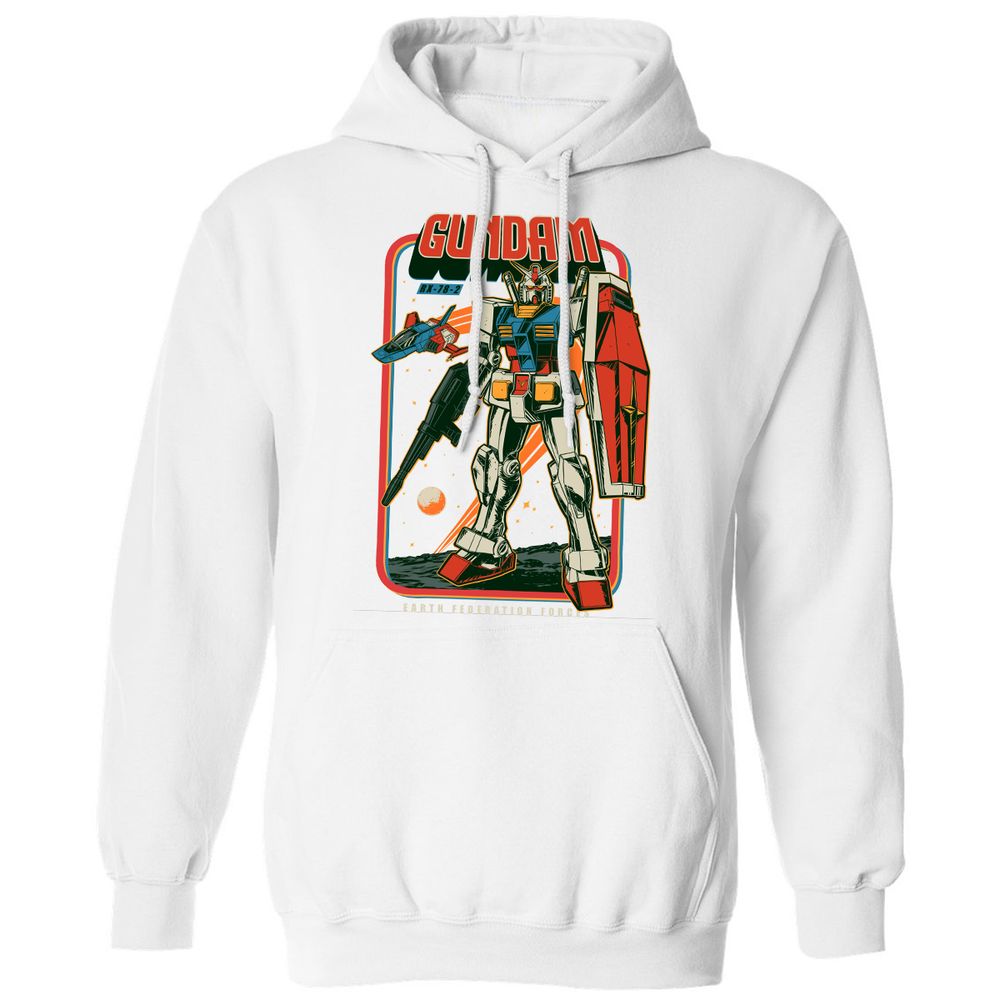 Classic Unisex Hoodie - LXW76KWU - White - 11