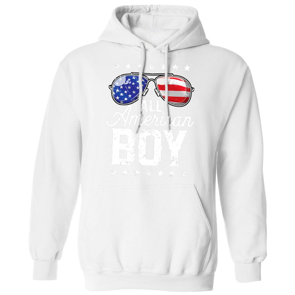 Classic Unisex Hoodie - 7YL5B5E4 - White - 11
