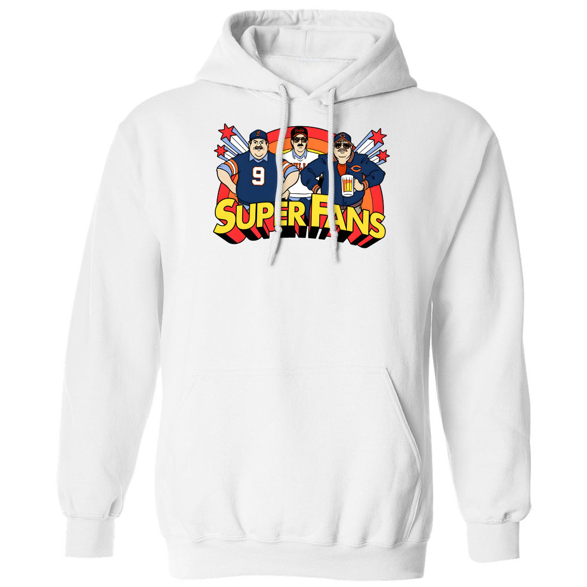 Classic Unisex Hoodie - XDQT7D4E - White - 11