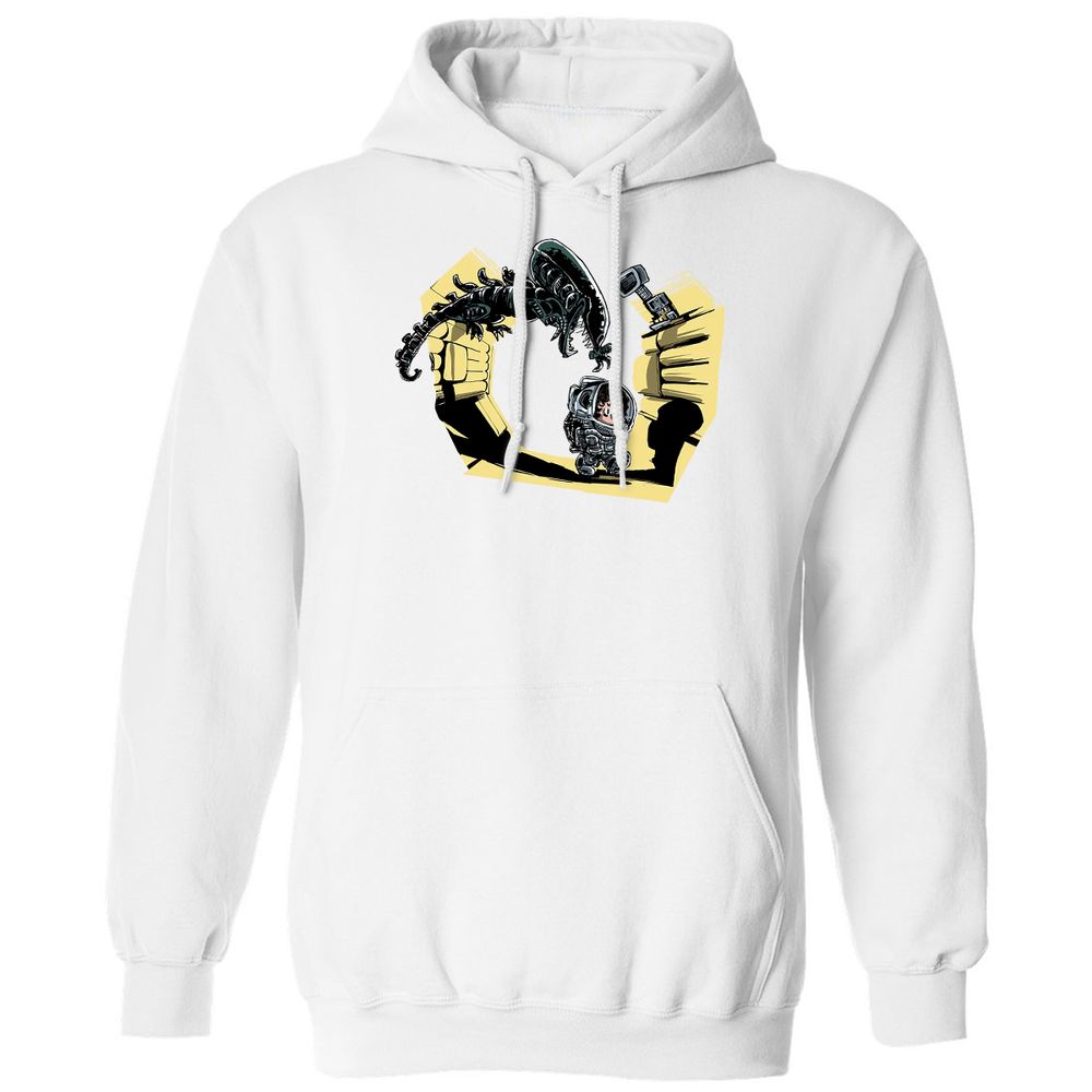 Classic Unisex Hoodie - 83C252NR - White - 11