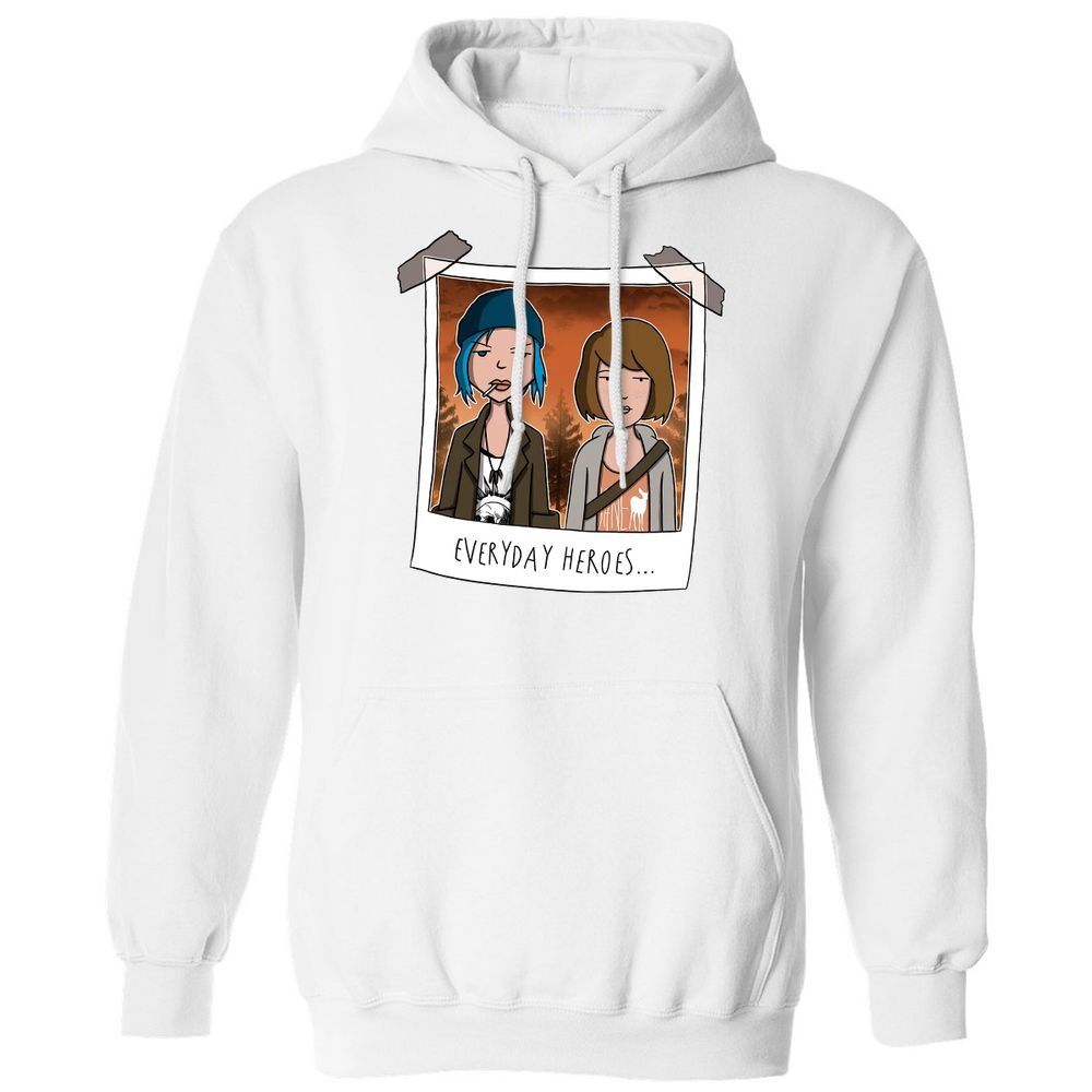 Classic Unisex Hoodie - 3CA3SPGZ - White - 11