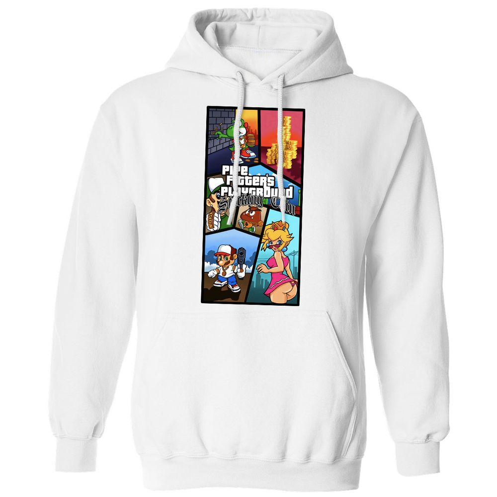 Classic Unisex Hoodie - D4B5SNZR - White - 11