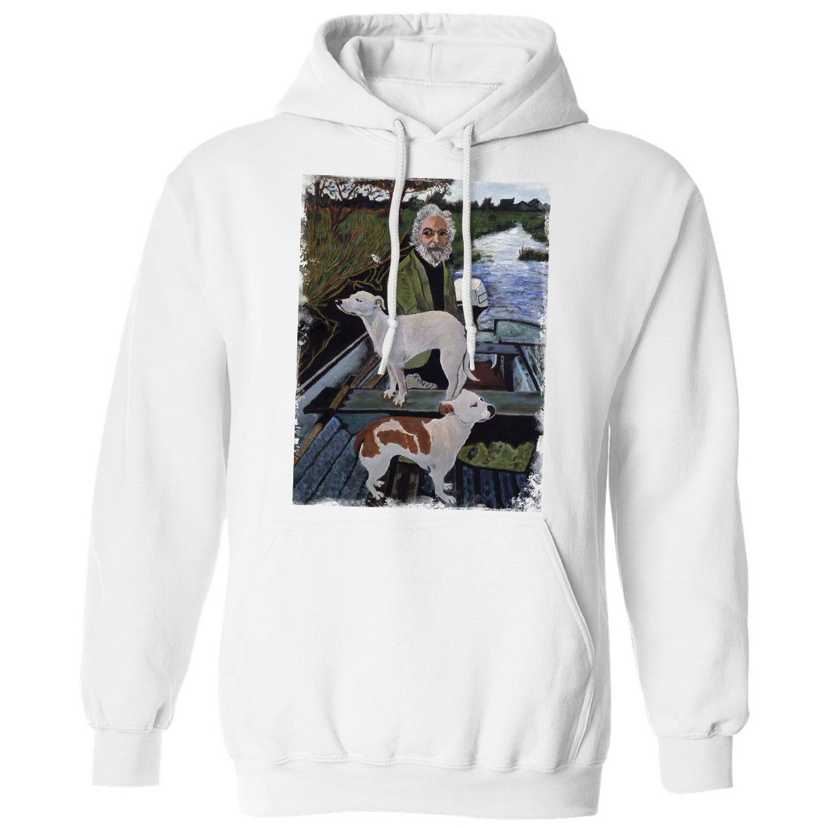 Classic Unisex Hoodie - F255G9WQ - White - 11