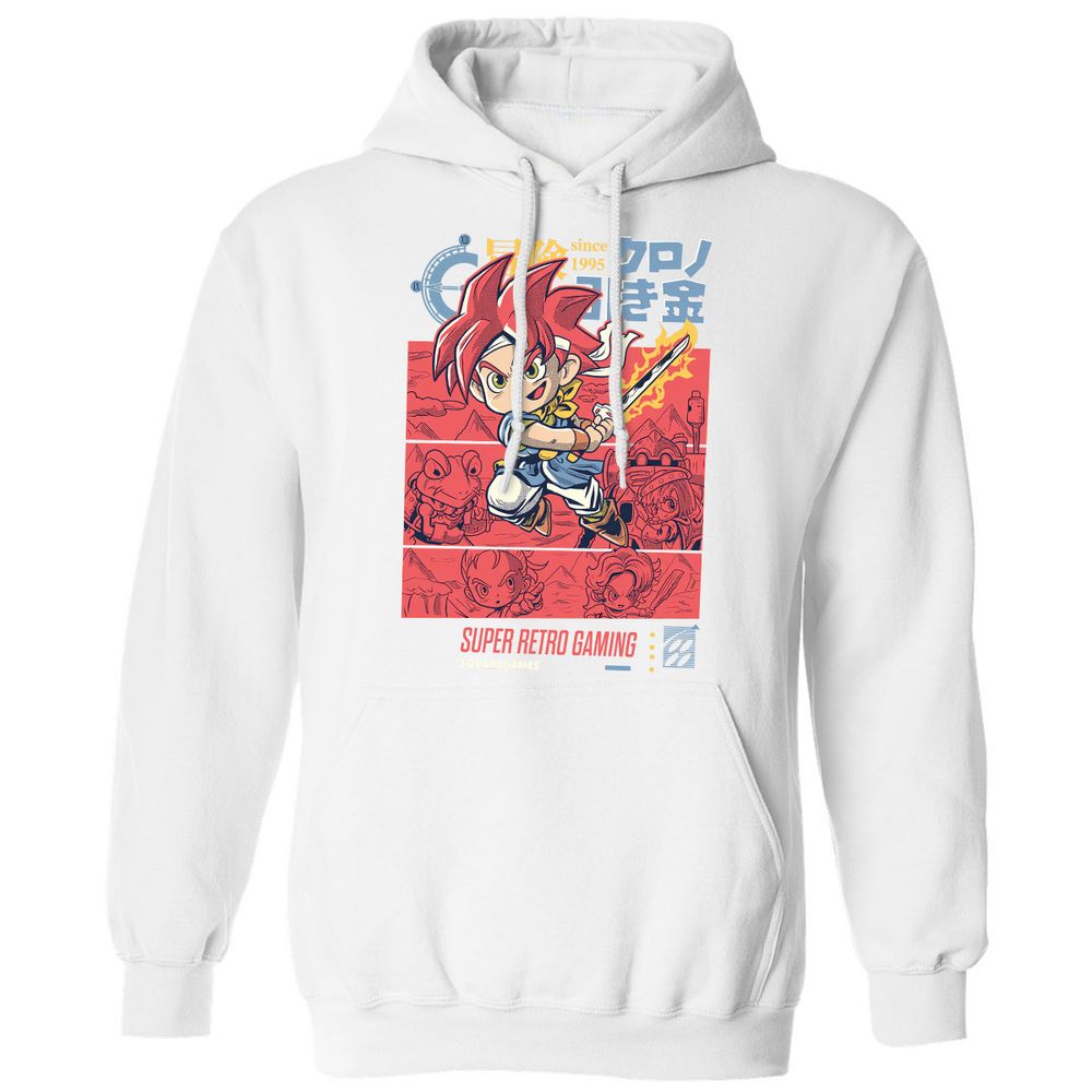 Classic Unisex Hoodie - AJGXRGAW - White - 11