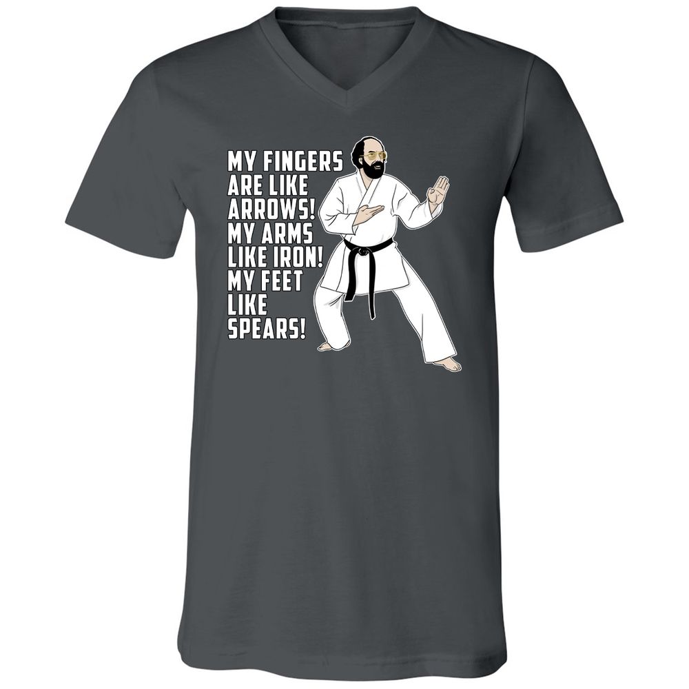 Unisex V-Neck T-Shirt - AH92NGHV - Asphalt - 12