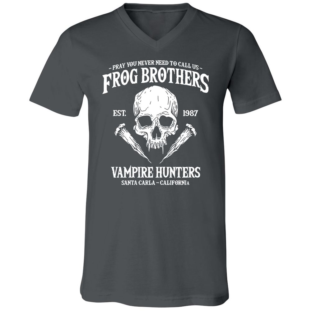Unisex V-Neck T-Shirt - UQ25VKR2 - Asphalt - 12