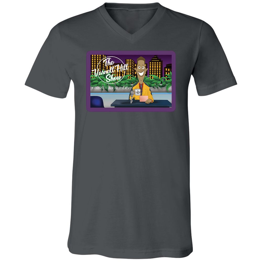 Unisex V-Neck T-Shirt - GFZBWZ5T - Asphalt - 12
