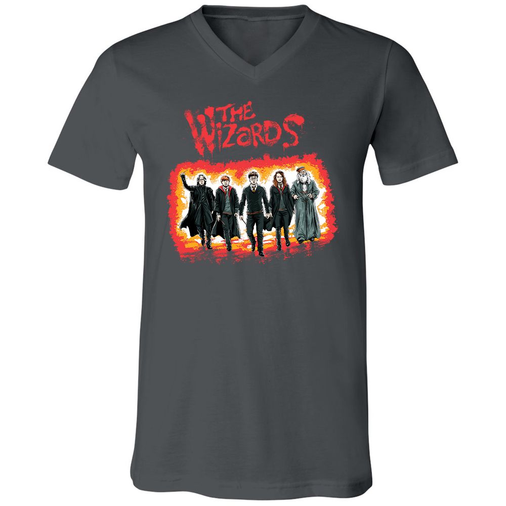 Unisex V-Neck T-Shirt - UUWE1FSK - Asphalt - 12