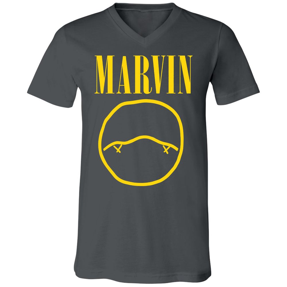 Unisex V-Neck T-Shirt - AV1R88QB - Asphalt - 12