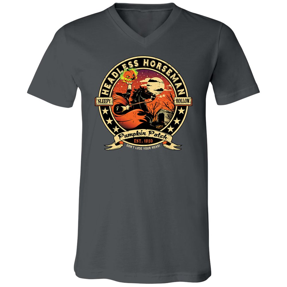 Unisex V-Neck T-Shirt - K6WETU45 - Asphalt - 12
