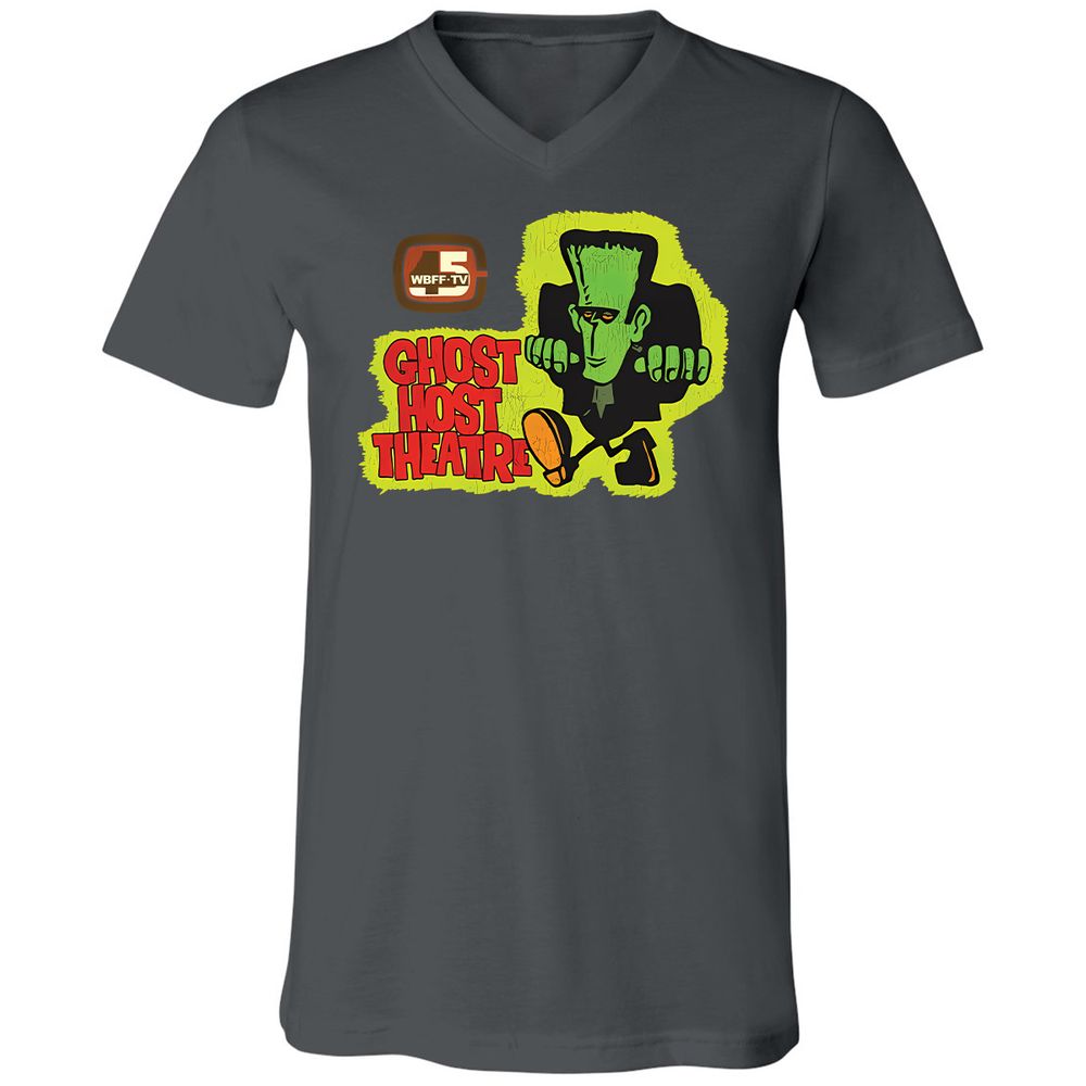 Unisex V-Neck T-Shirt - R1Z1YARD - Asphalt - 12