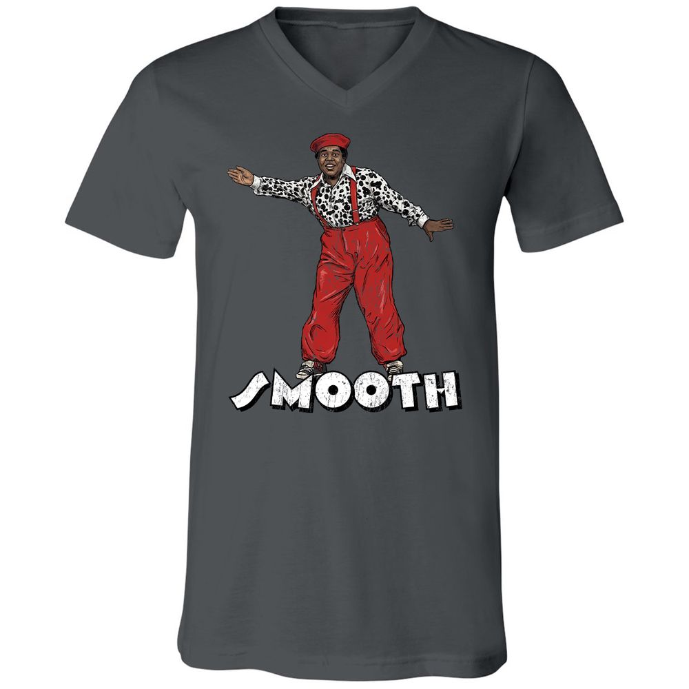 Unisex V-Neck T-Shirt - K9KZVMKX - Asphalt - 12