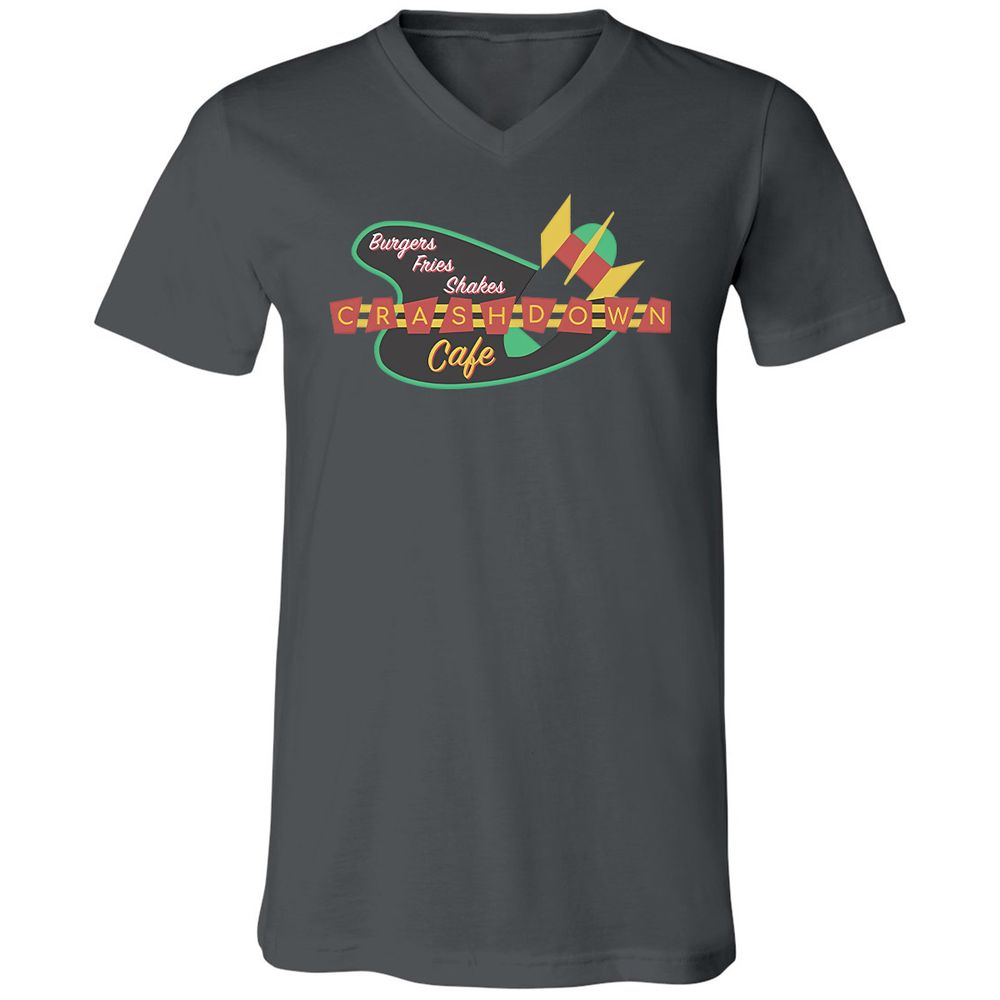 Unisex V-Neck T-Shirt - SXKYPRVR - Asphalt - 12