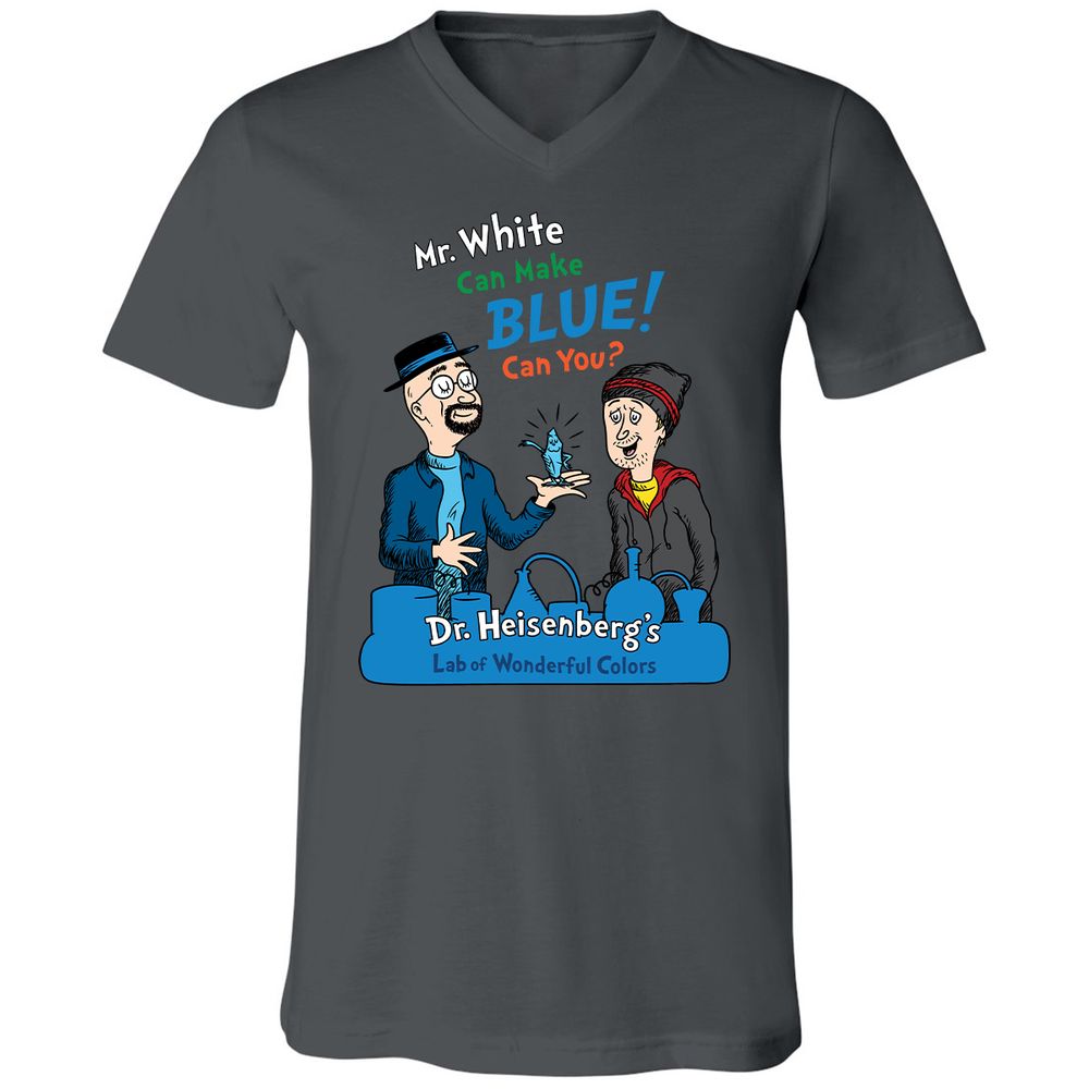 Unisex V-Neck T-Shirt - N69CF1WZ - Asphalt - 12