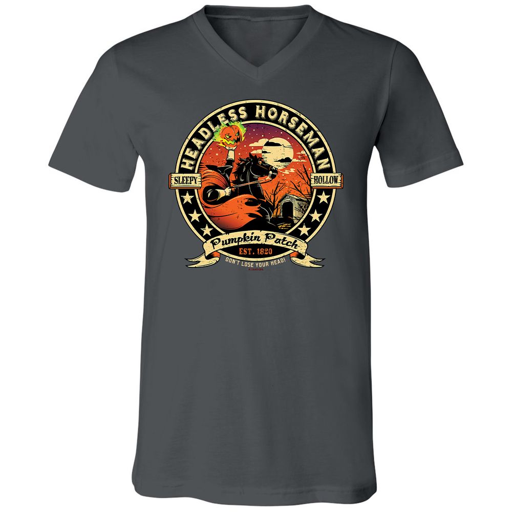 Unisex V-Neck T-Shirt - N5J1YUGM - Asphalt - 12