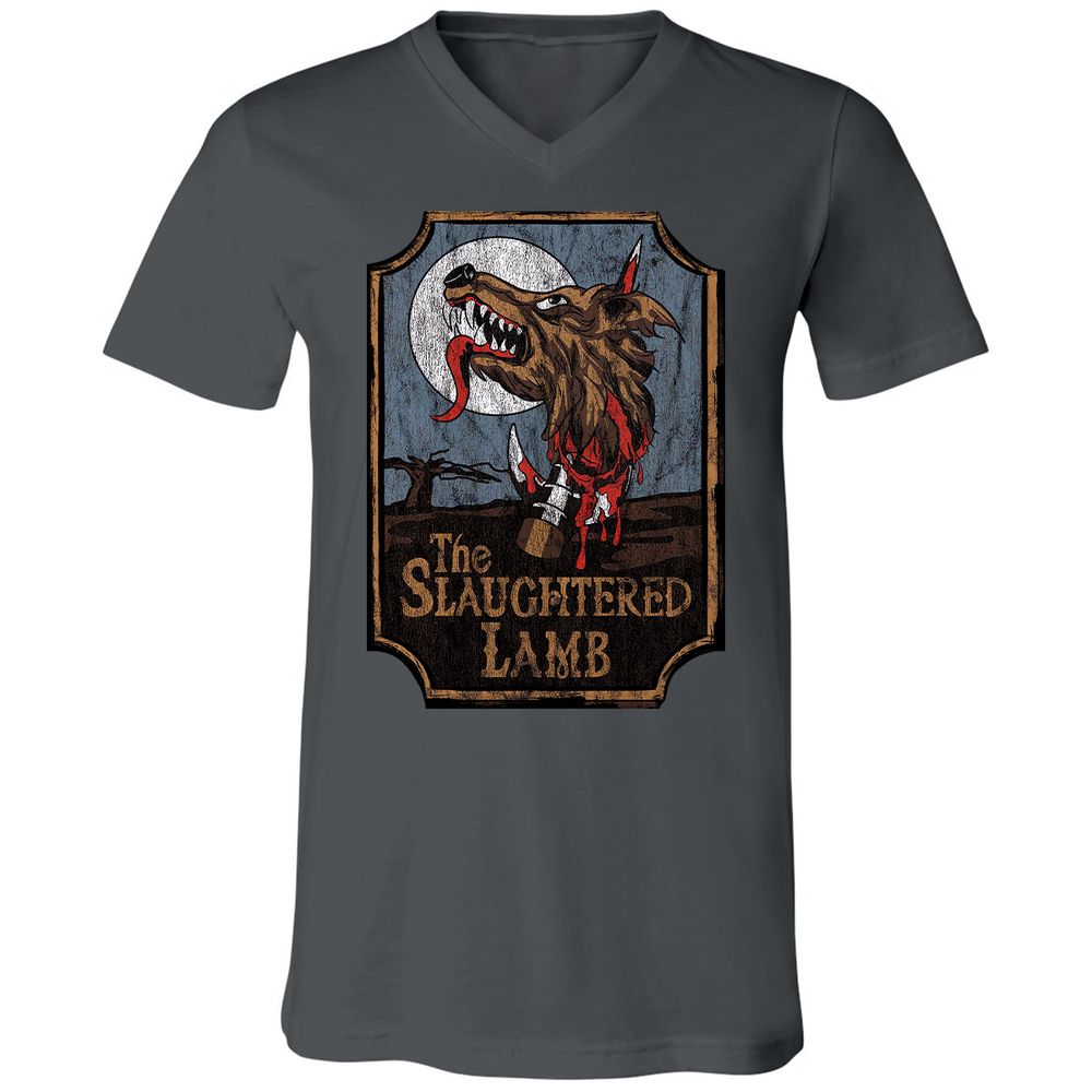 Unisex V-Neck T-Shirt - DLWPCGS2 - Asphalt - 12