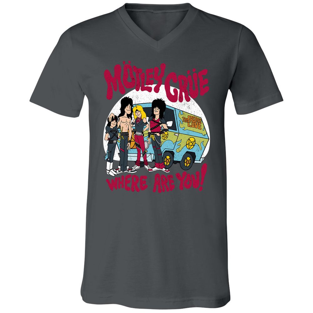 Unisex V-Neck T-Shirt - 33NDJVUP - Asphalt - 12