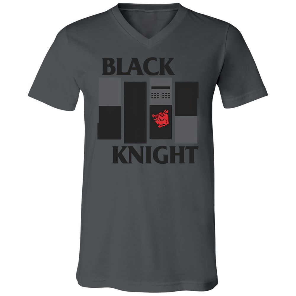 Unisex V-Neck T-Shirt - U84RCR2P - Asphalt - 12