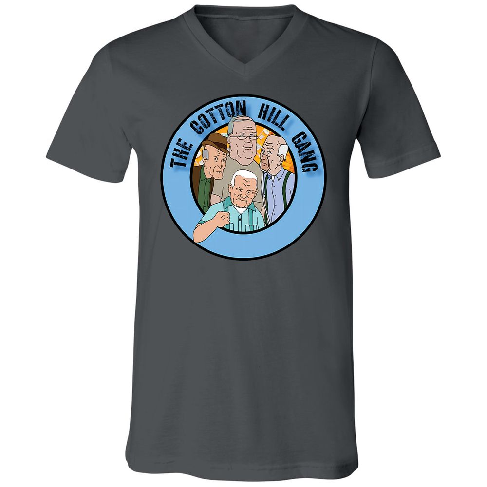 Unisex V-Neck T-Shirt - Z9J49874 - Asphalt - 12