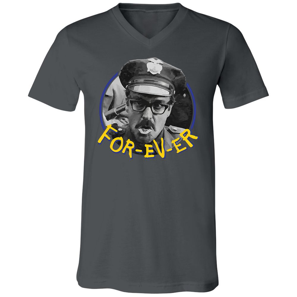 Unisex V-Neck T-Shirt - MD6PWGUB - Asphalt - 12