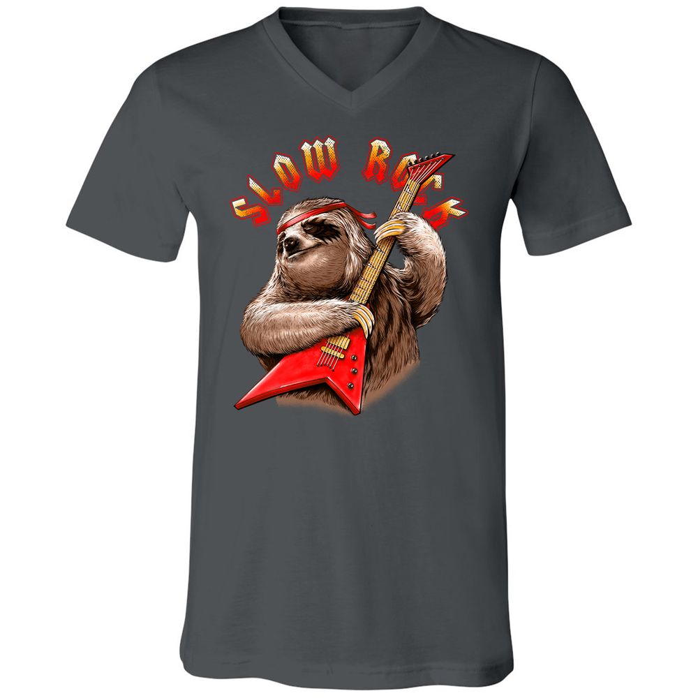 Unisex V-Neck T-Shirt - MLR2Z67B - Asphalt - 12