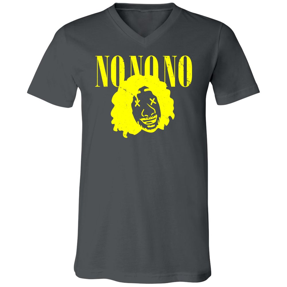 Unisex V-Neck T-Shirt - KUMC9B4Q - Asphalt - 12