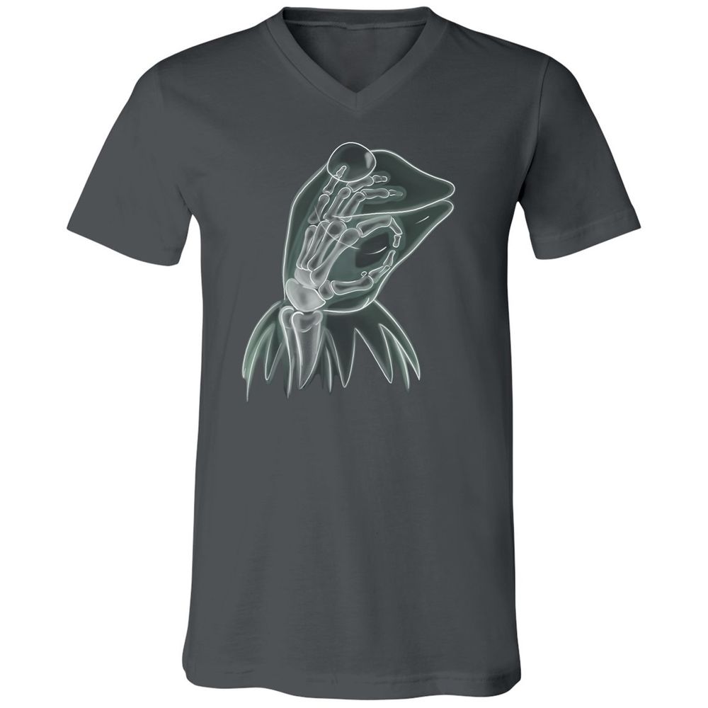 Unisex V-Neck T-Shirt - Z2Z55139 - Asphalt - 12