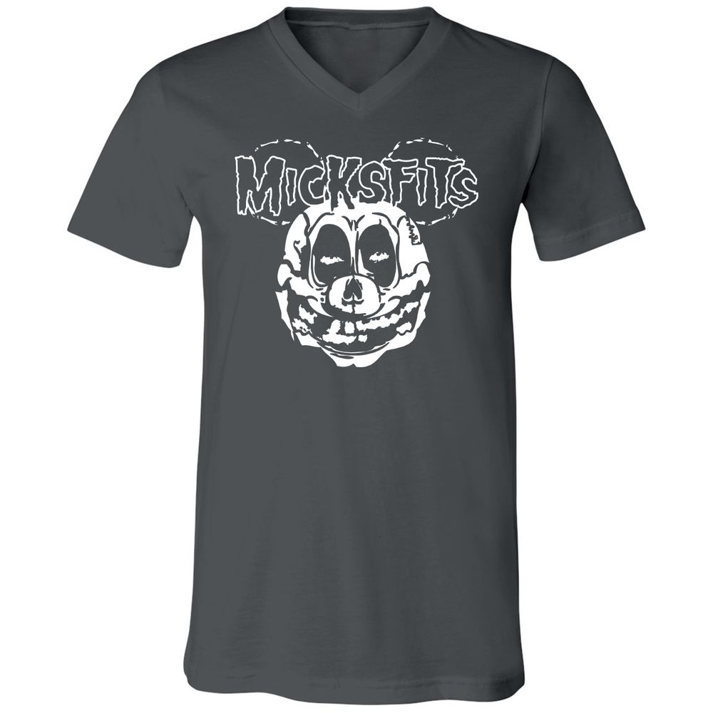 Unisex V-Neck T-Shirt - 1S1WN6DR - Asphalt - 12