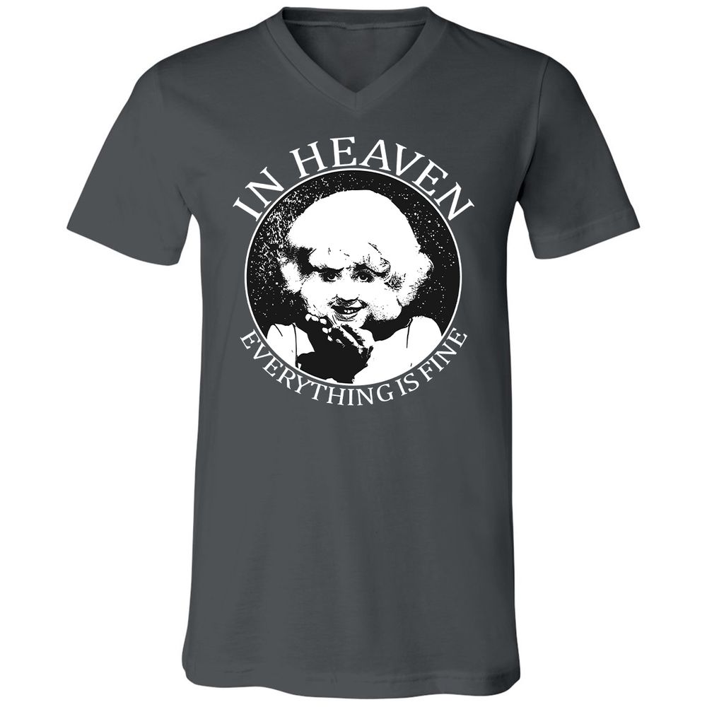 Unisex V-Neck T-Shirt - YA3CJN1B - Asphalt - 12