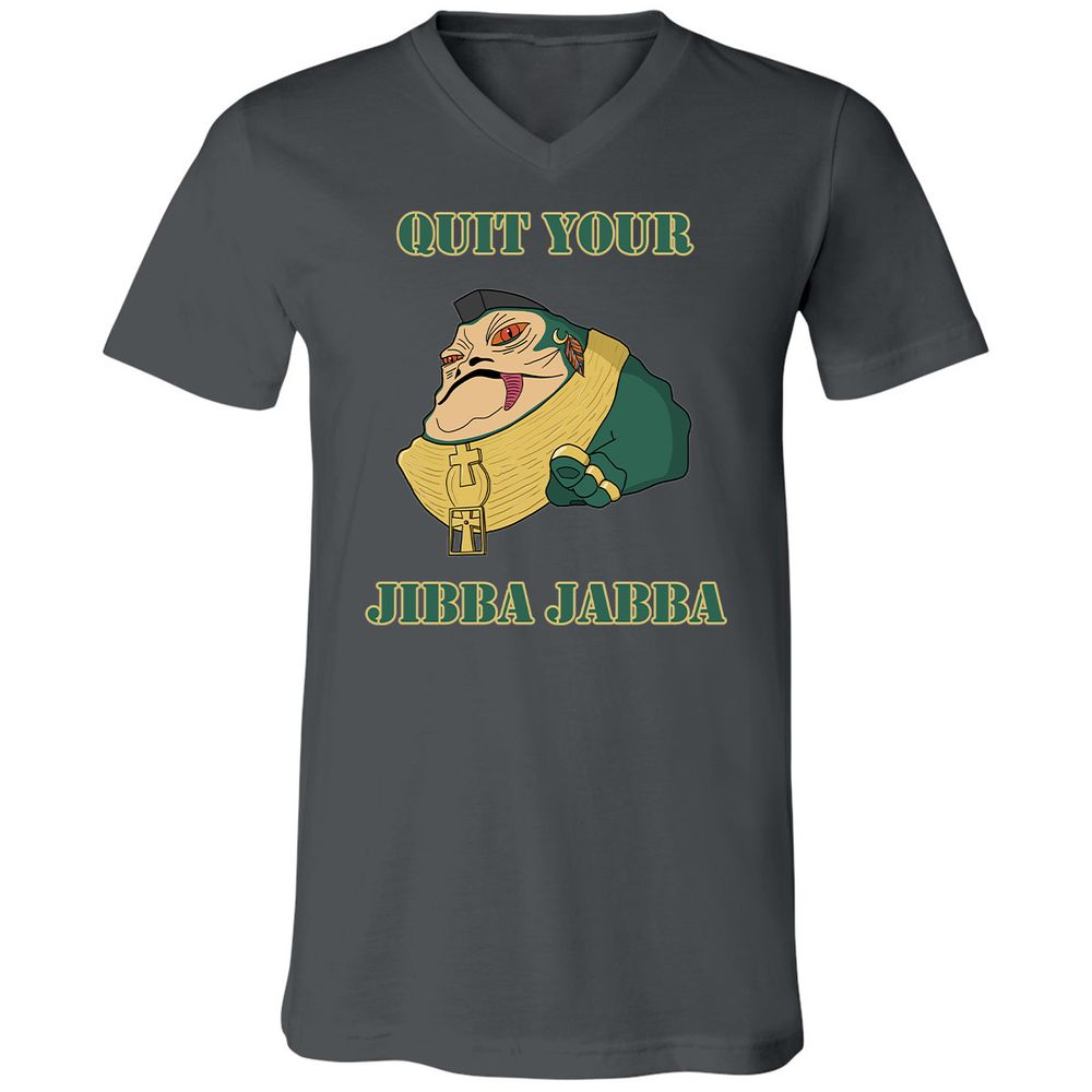 Unisex V-Neck T-Shirt - VLTF39YF - Asphalt - 12