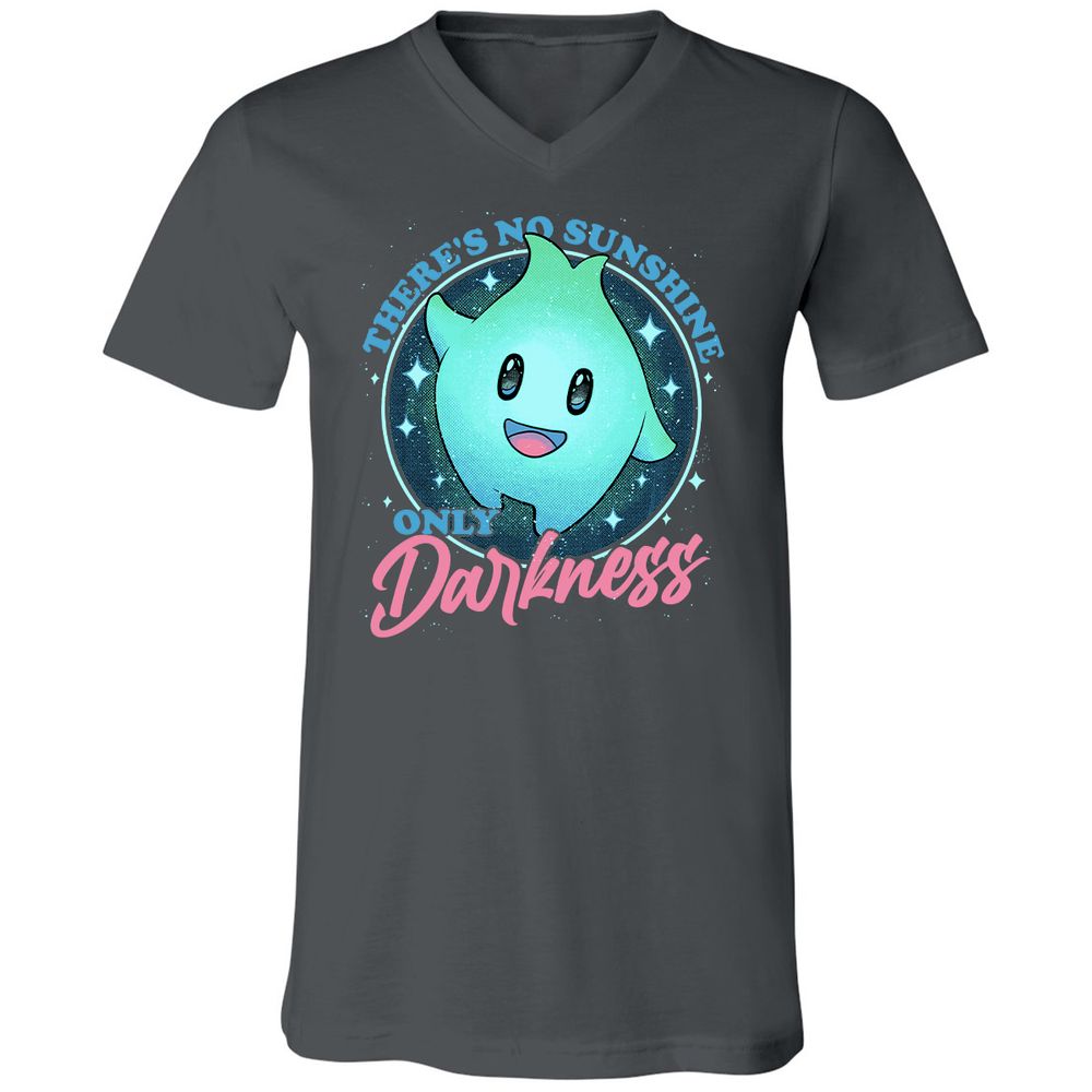 Unisex V-Neck T-Shirt - L6FCQWUF - Asphalt - 12