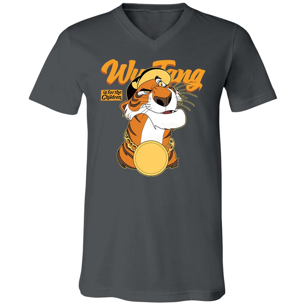 Unisex V-Neck T-Shirt - X3W12NF6 - Asphalt - 12