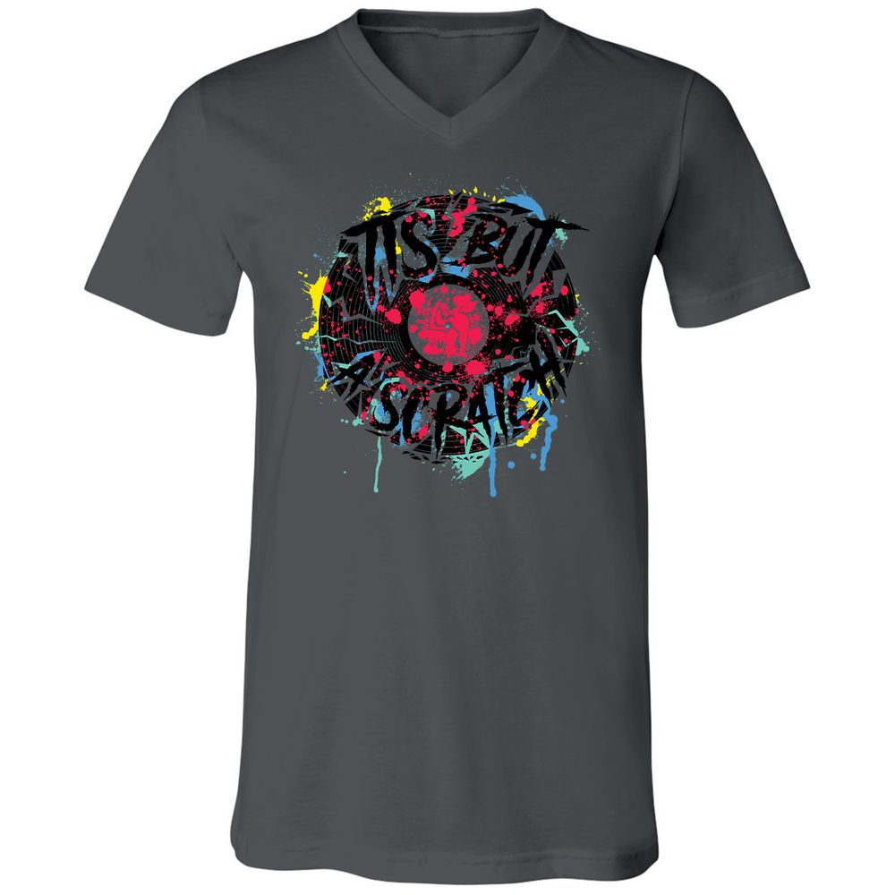 Unisex V-Neck T-Shirt - CKR651FE - Asphalt - 12