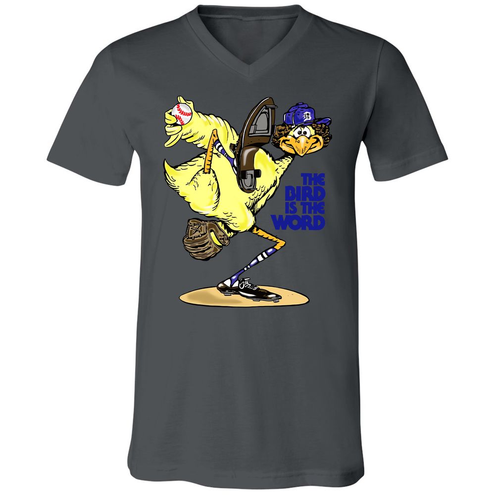 Unisex V-Neck T-Shirt - J4L6C18M - Asphalt - 12