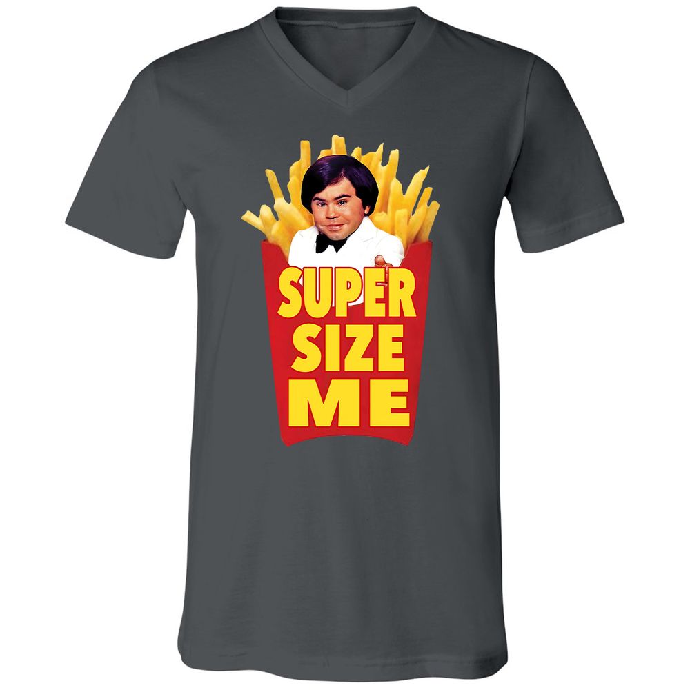 Unisex V-Neck T-Shirt - GB1YZVCN - Asphalt - 12