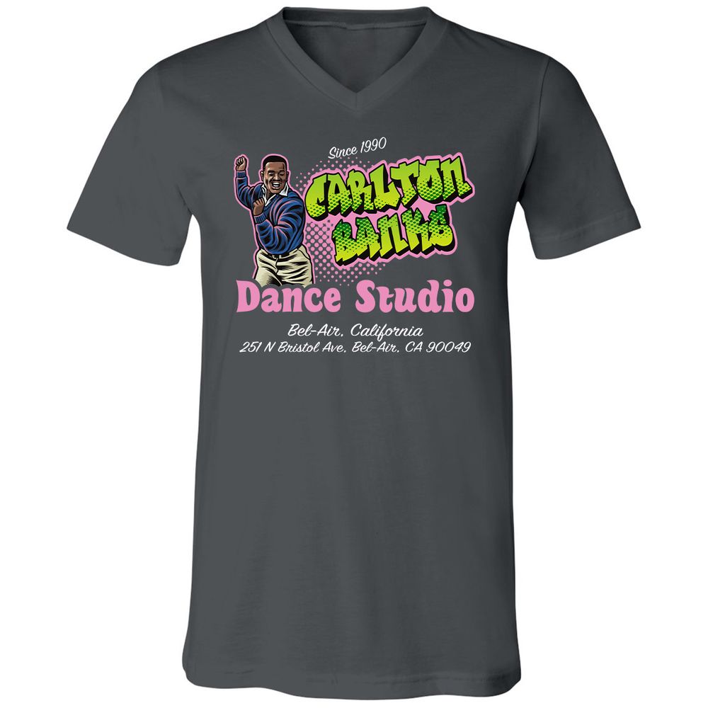 Unisex V-Neck T-Shirt - 448FPX3C - Asphalt - 12