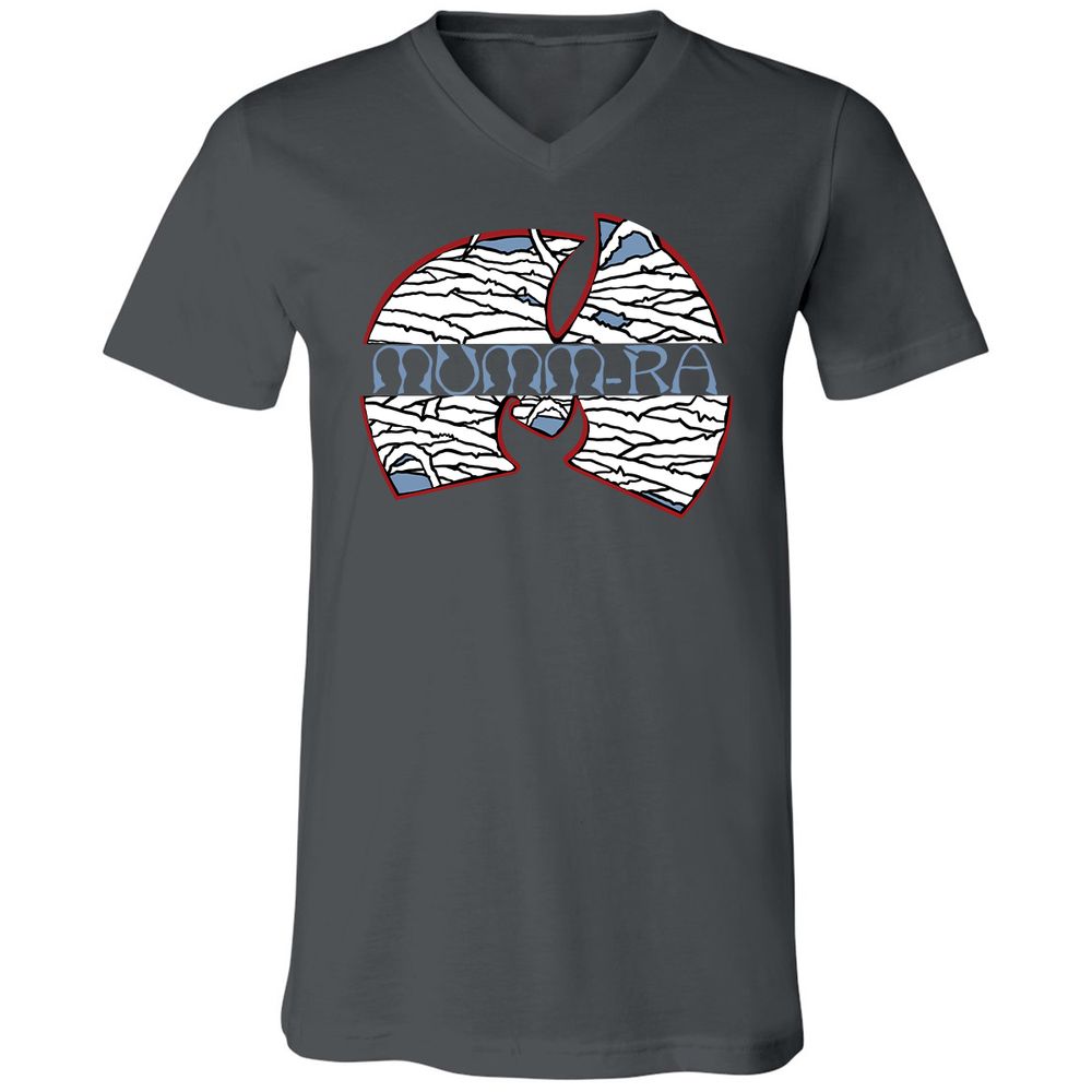 Unisex V-Neck T-Shirt - 3B8EM4JL - Asphalt - 12